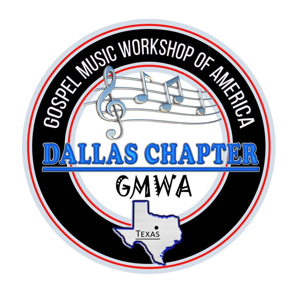 Gospel Music Workshop of America – Dallas Chapter logo
