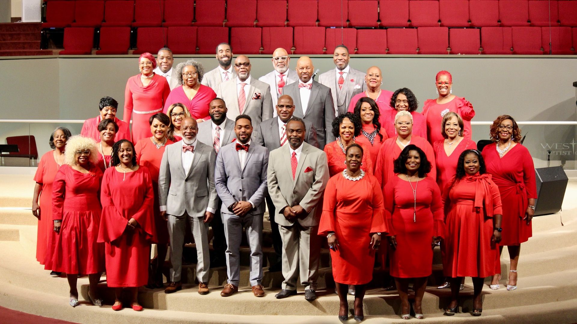 Gospel choir singing