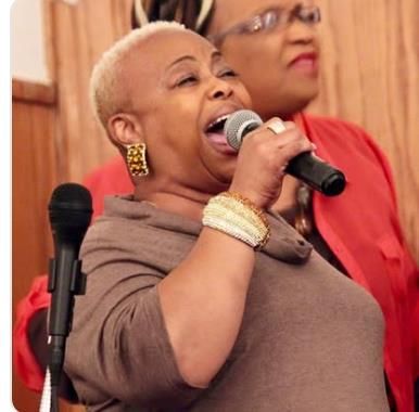 Worship leader during Saturday rehearsal